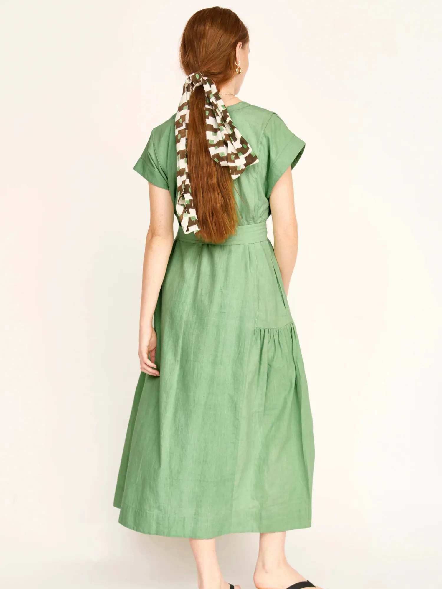Oaxaca Dress in Mint sold by Beau & Ro product image thumbnail 5