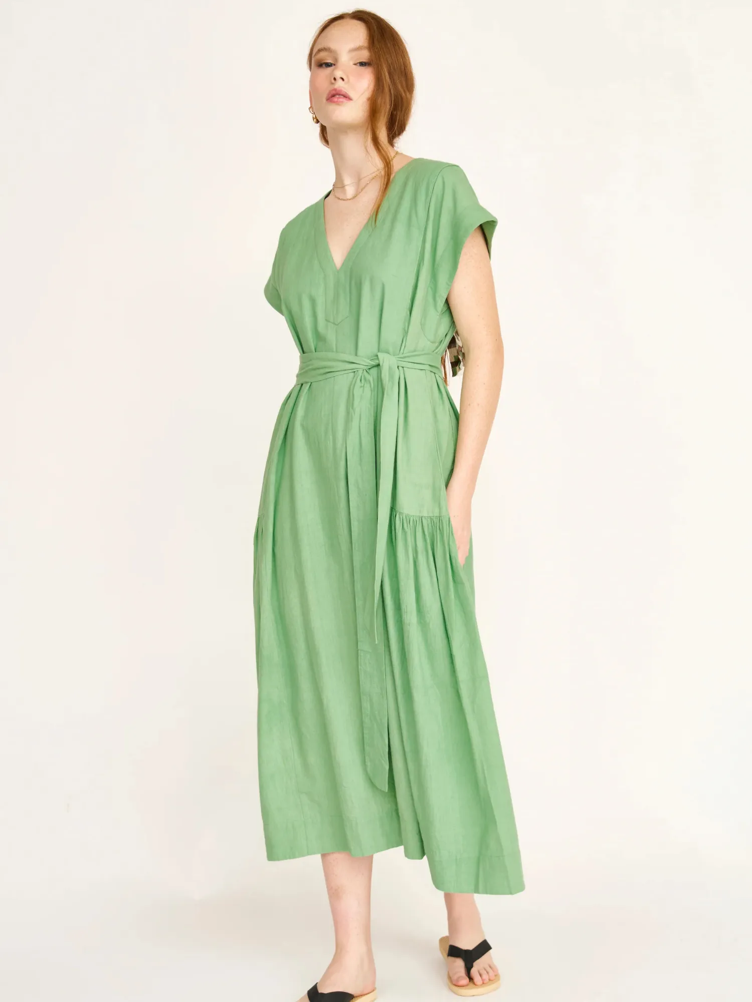 Oaxaca Dress in Mint sold by Beau & Ro product image thumbnail 3