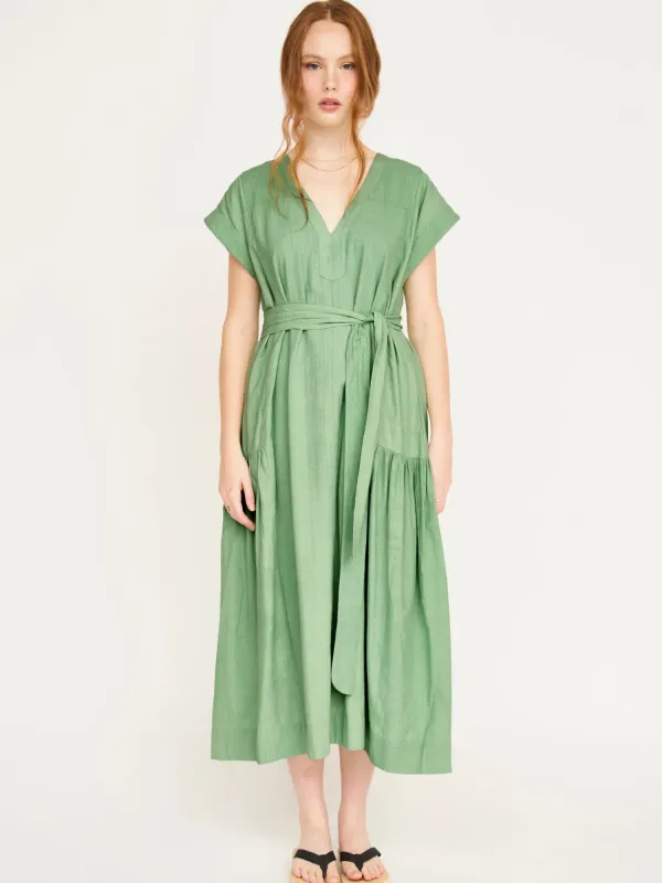 Oaxaca Dress in Mint made by Mirth