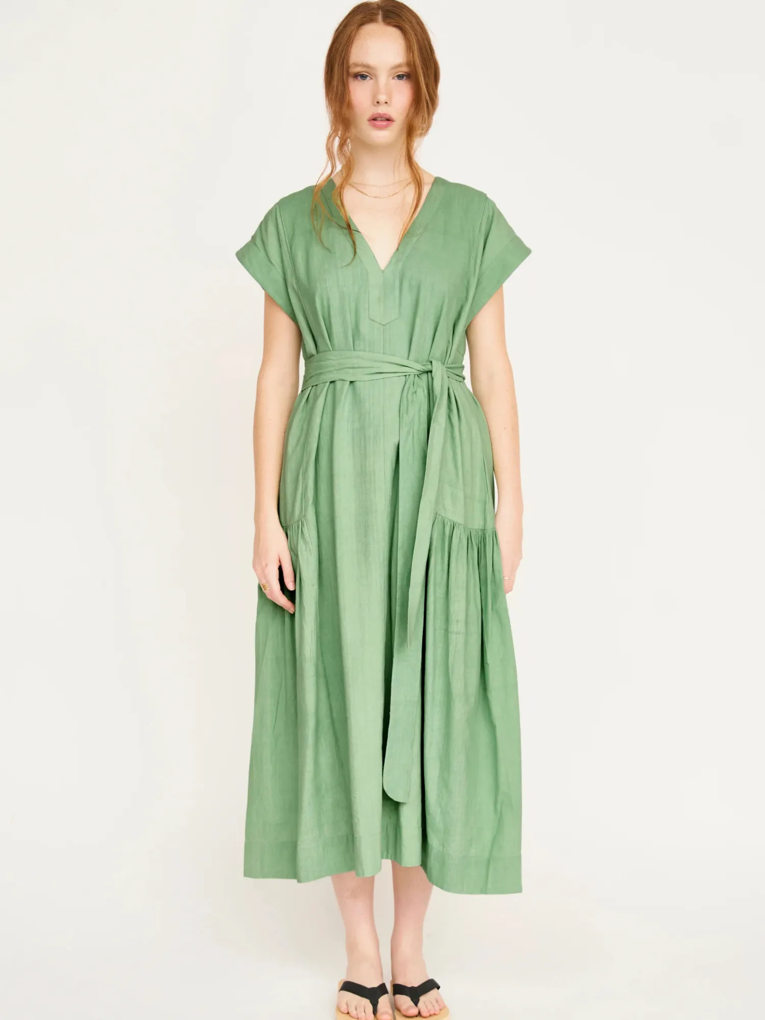 Oaxaca Dress in Mint sold by Beau & Ro