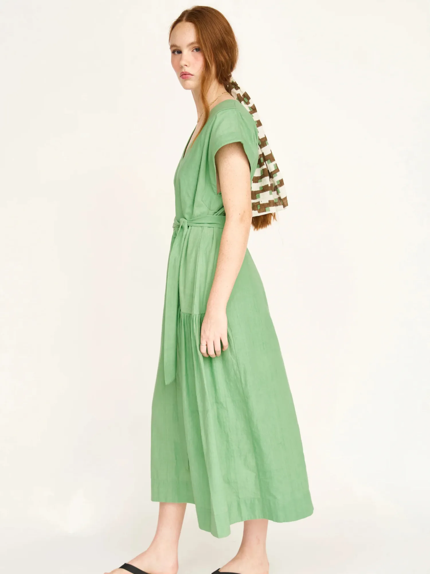 Oaxaca Dress in Mint sold by Beau & Ro product image thumbnail 4