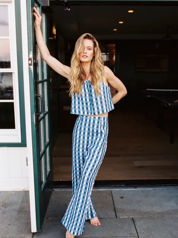 Rosie Top in Cape Gingham made by Beau & Ro