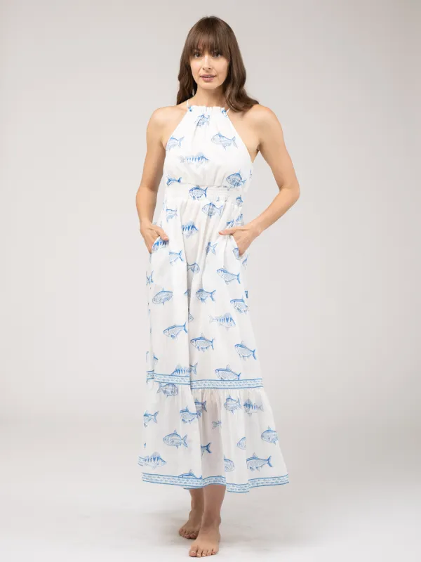 The Jenna Dress | White Fish made by Beau & Ro