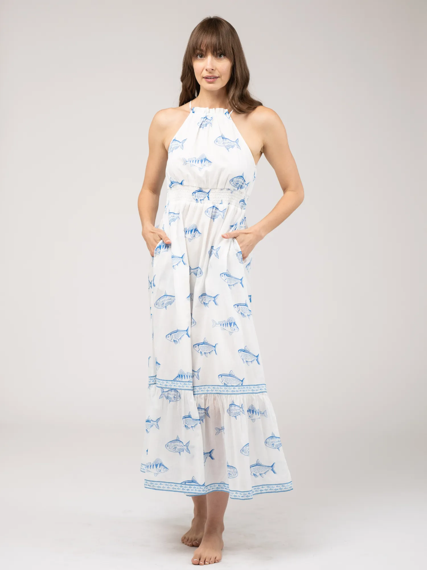 The Jenna Dress | White Fish sold by Beau & Ro