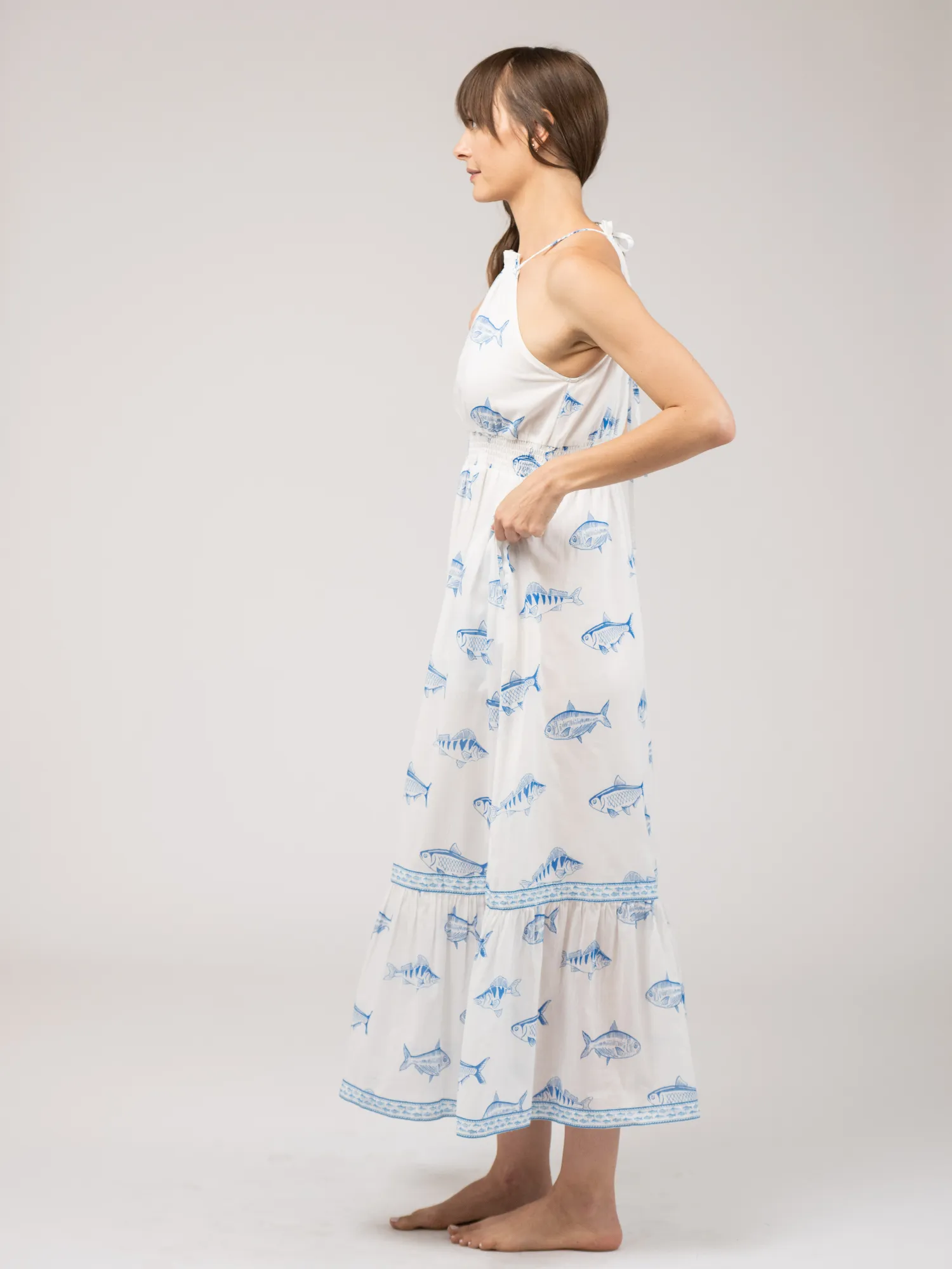 The Jenna Dress | White Fish sold by Beau & Ro product image thumbnail 2