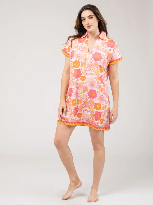 The Beach Tunic | Pink Watercolor made by Beau & Ro