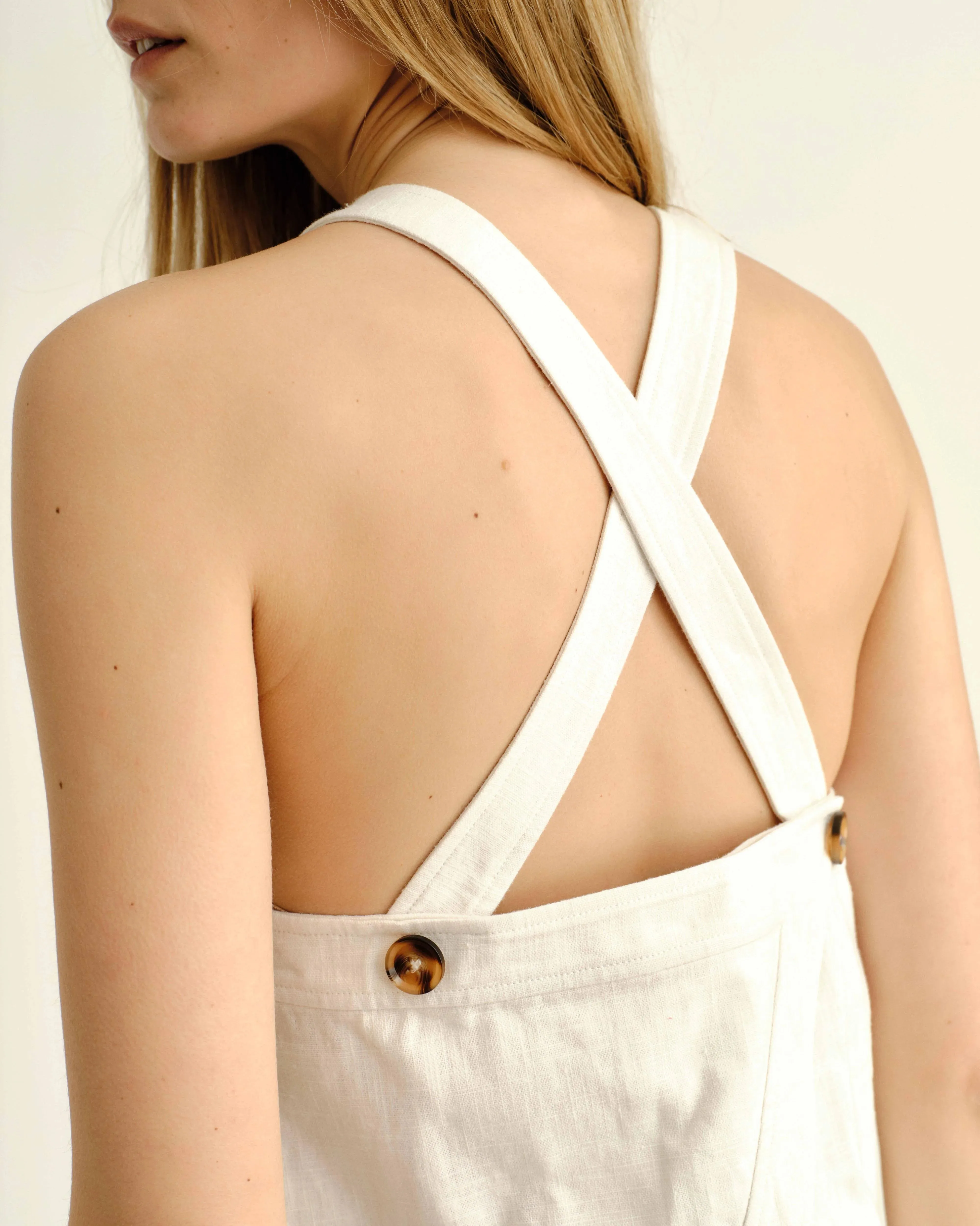 Brant Tank in Bright White sold by Beau & Ro product image thumbnail 3