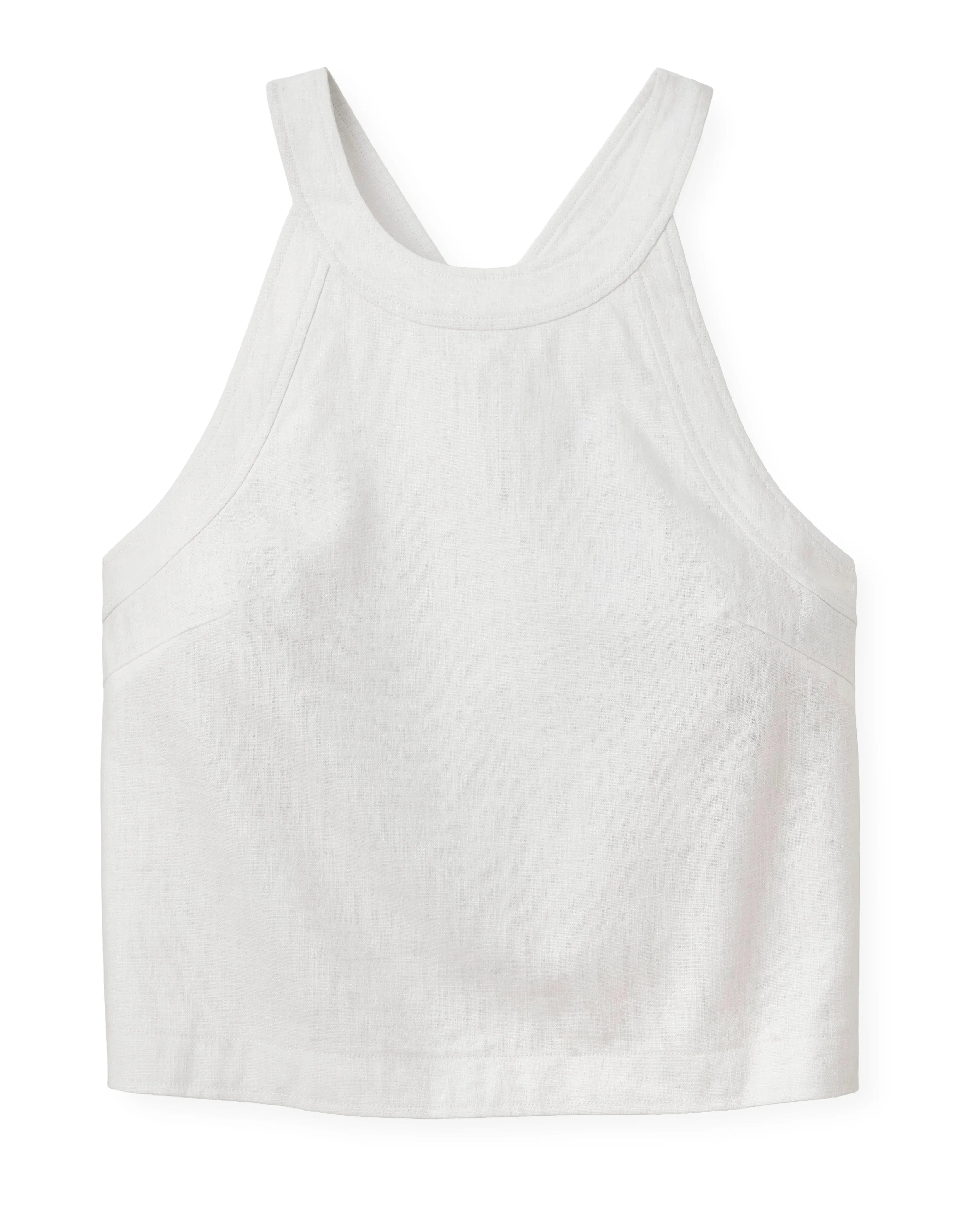 Brant Tank in Bright White sold by Beau & Ro product image thumbnail 4