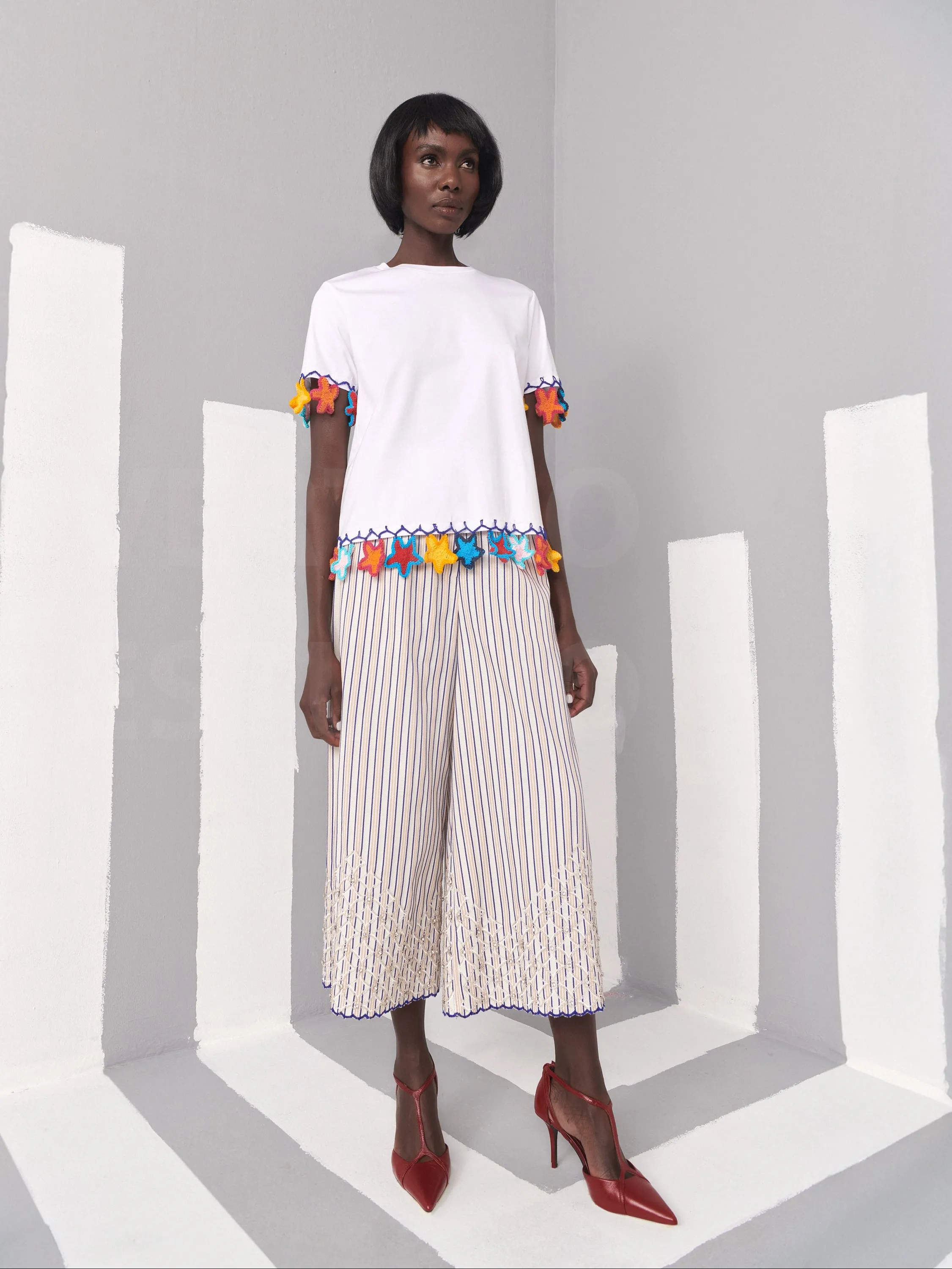 Tais Top in White sold by Beau & Ro