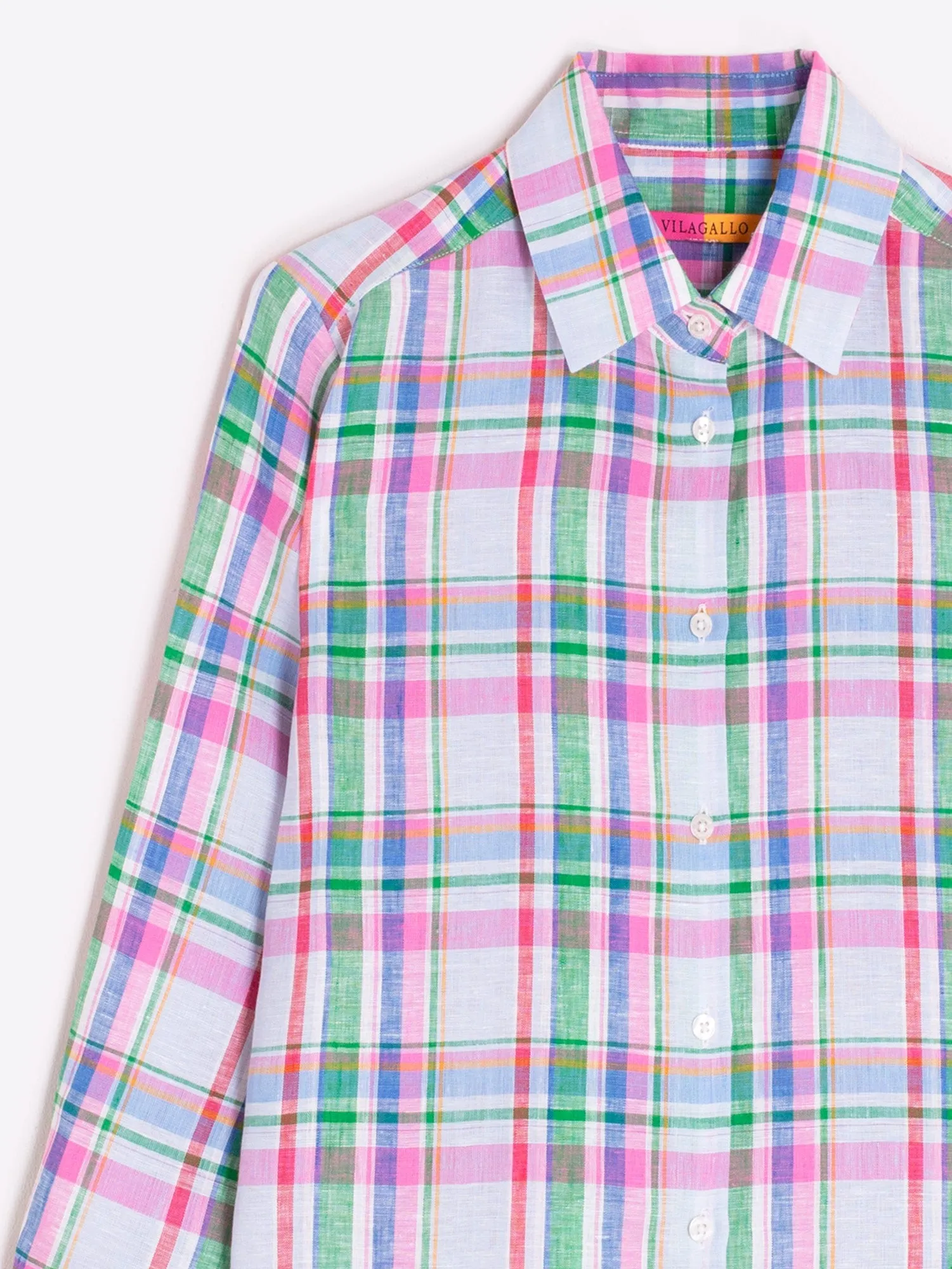 Multi Colored Check Shirt sold by Beau & Ro product image thumbnail 3