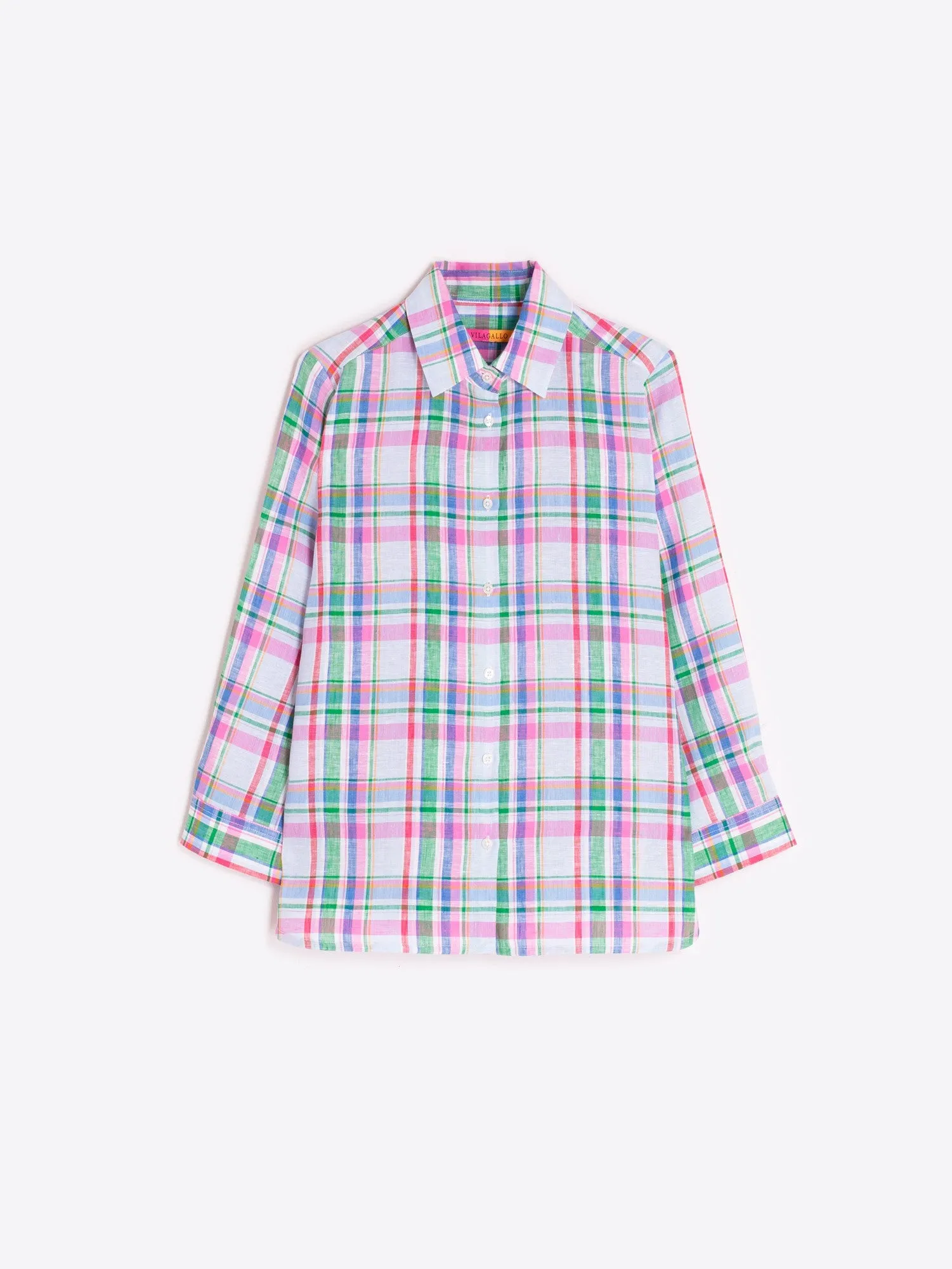 Multi Colored Check Shirt sold by Beau & Ro product image thumbnail 2
