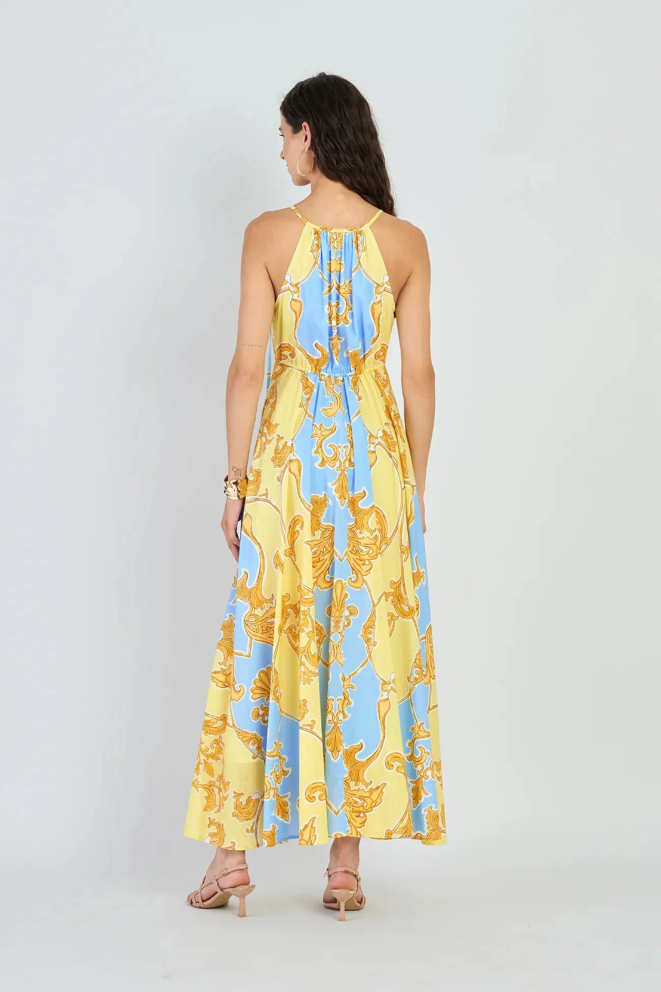 Marina Dress in Sirens Sky sold by Beau & Ro product image thumbnail 4