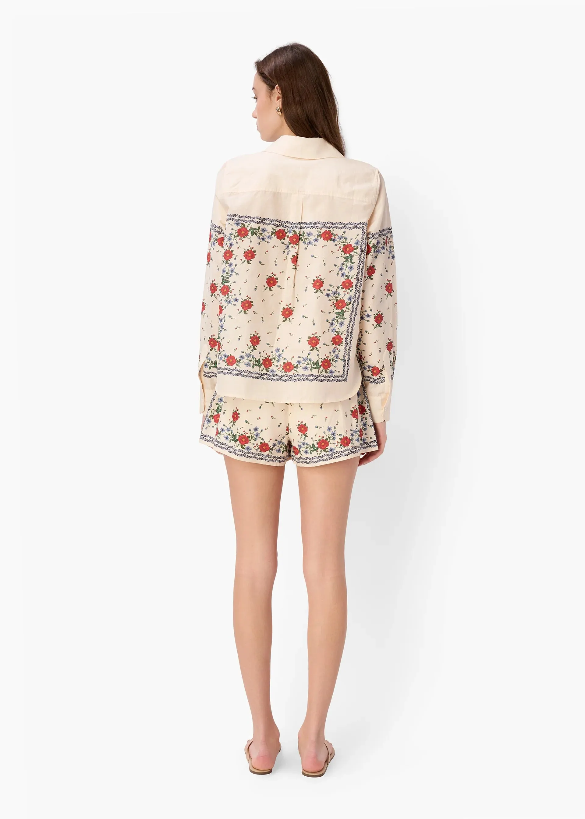 Rafella Silk Cotton Top in Heirloom Bandana sold by Beau & Ro product image thumbnail 5