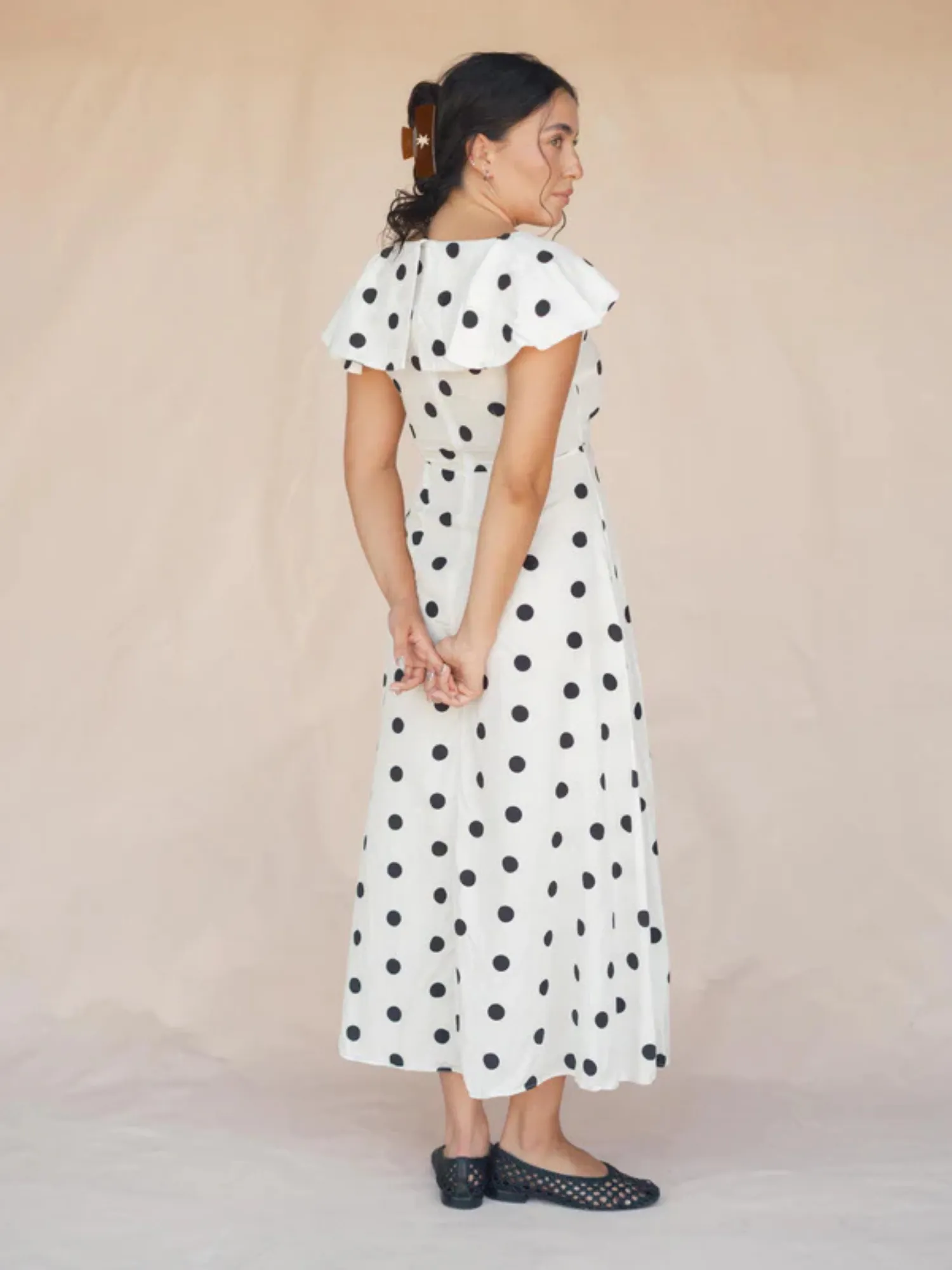 Fox Polka Dot Dress sold by Beau & Ro product image thumbnail 4