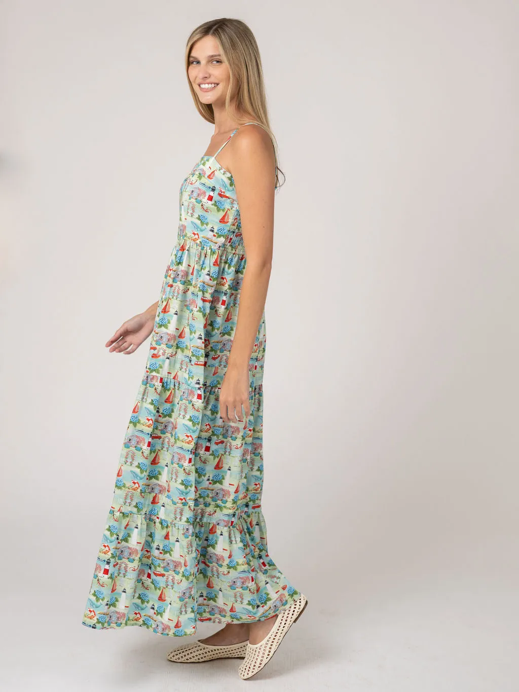 The Mallorca Maxi in Nantucket Print sold by Beau & Ro product image thumbnail 3