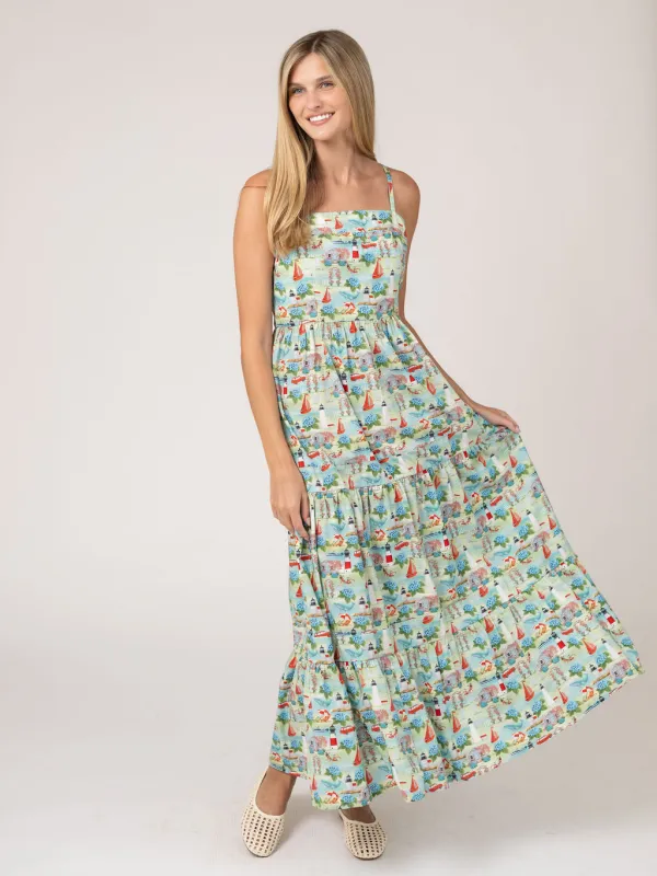 The Mallorca Maxi in Nantucket Print made by Beau & Ro