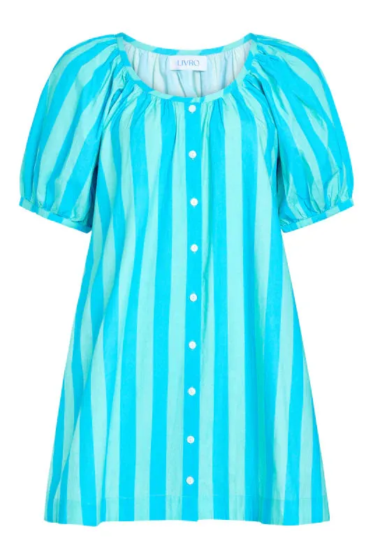 Day Dress in Surf Stripes sold by Beau & Ro product image thumbnail 5