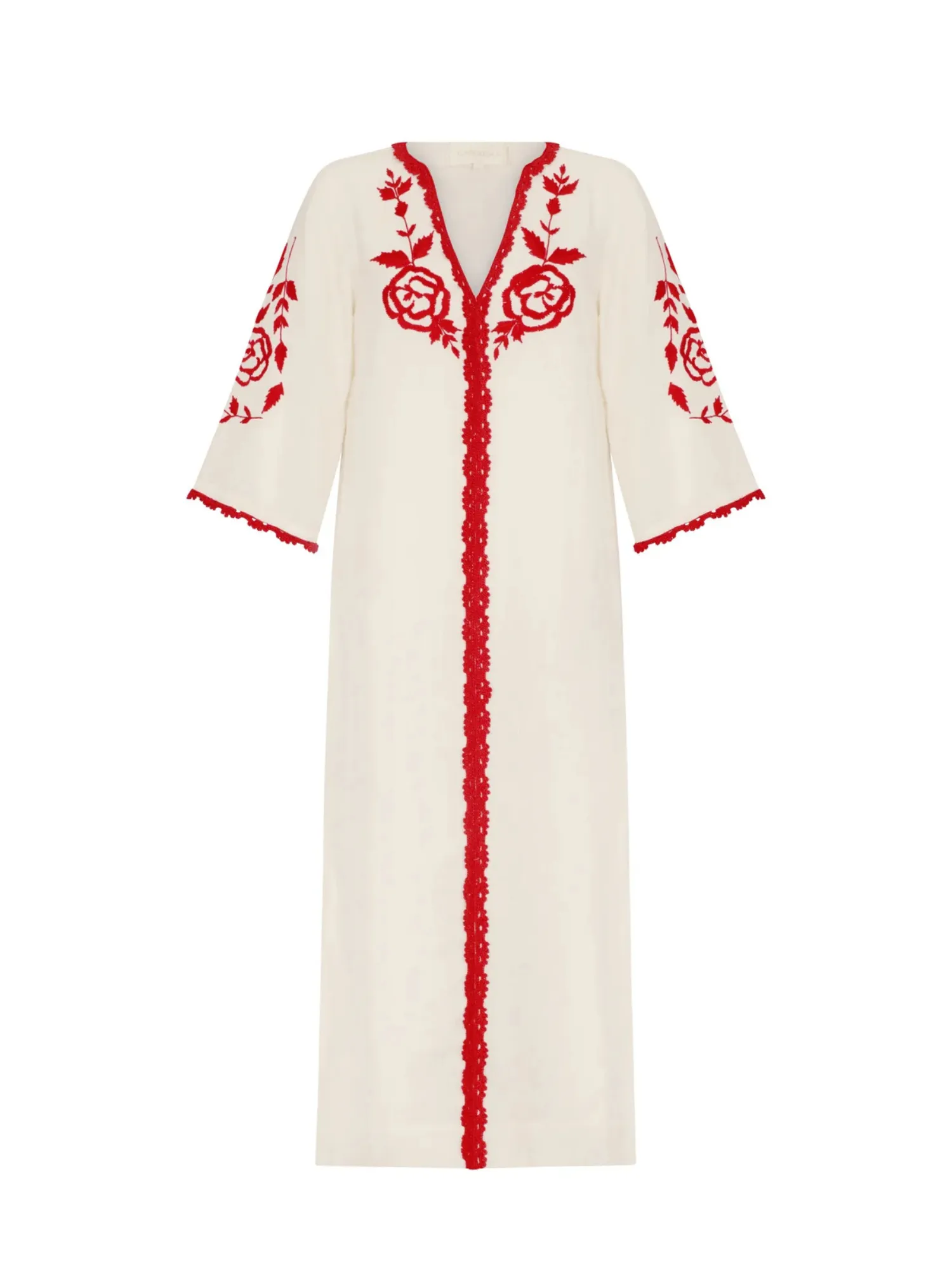 The Caliope Dress in Gardenia sold by Beau & Ro product image thumbnail 5