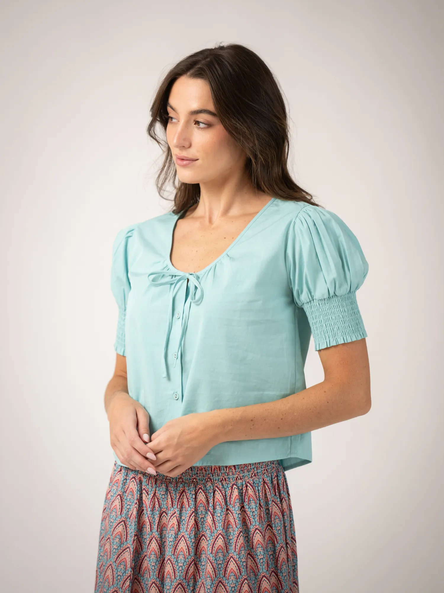 The Louisa Top | Seaside sold by Beau & Ro product image thumbnail 2