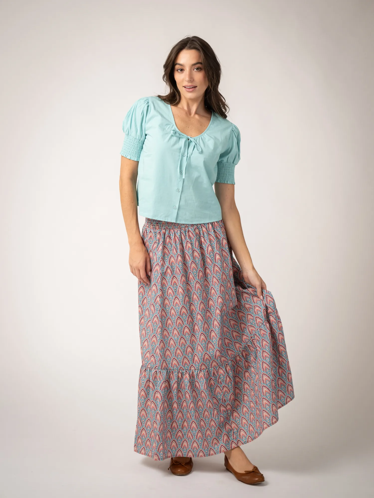 The Louisa Top | Seaside sold by Beau & Ro product image thumbnail 5