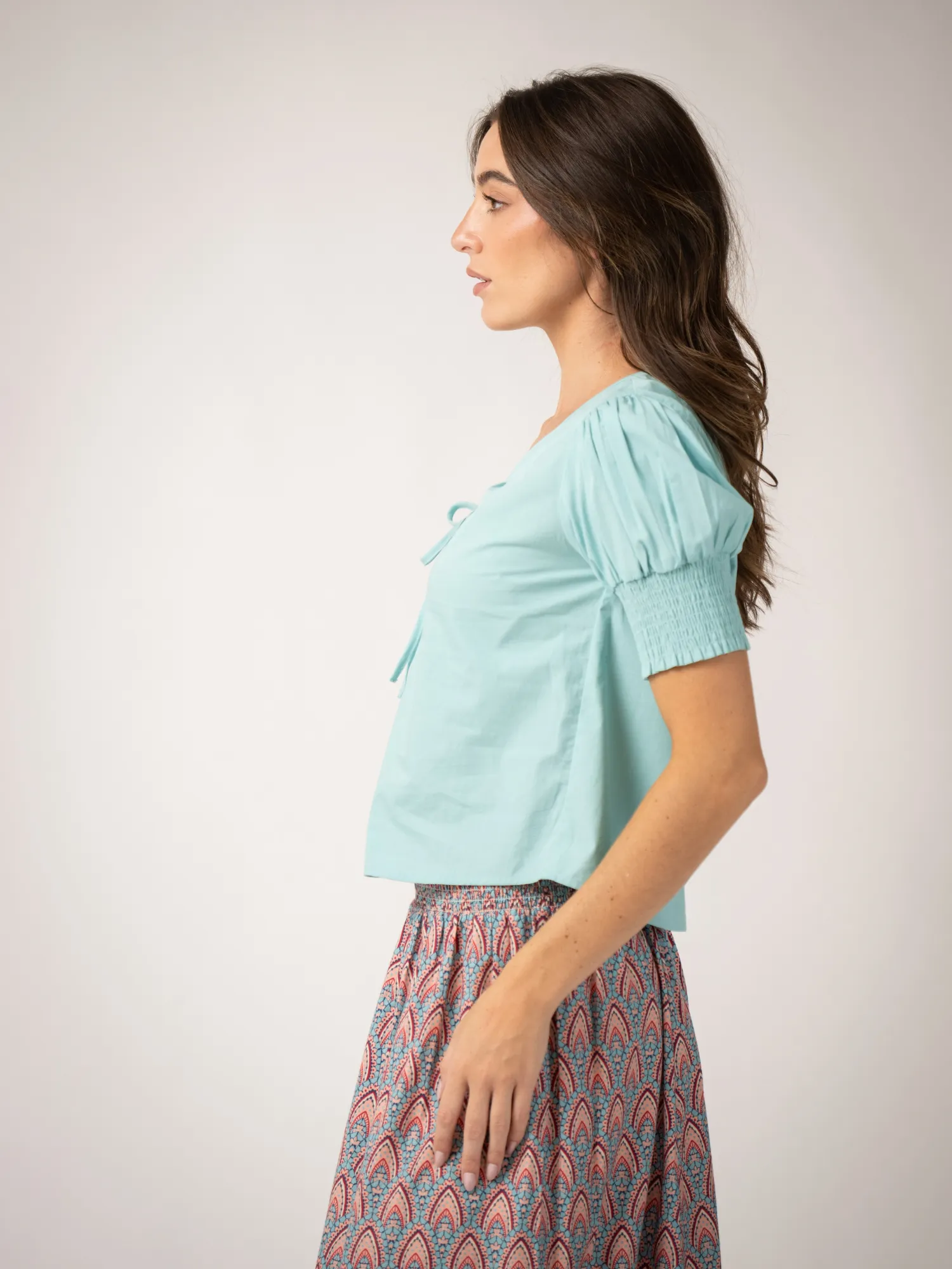 The Louisa Top | Seaside sold by Beau & Ro product image thumbnail 3