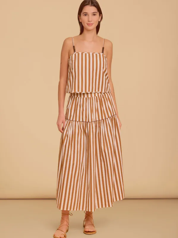 Quinn Skirt in Tuck Stripes made by Olivia by Livro