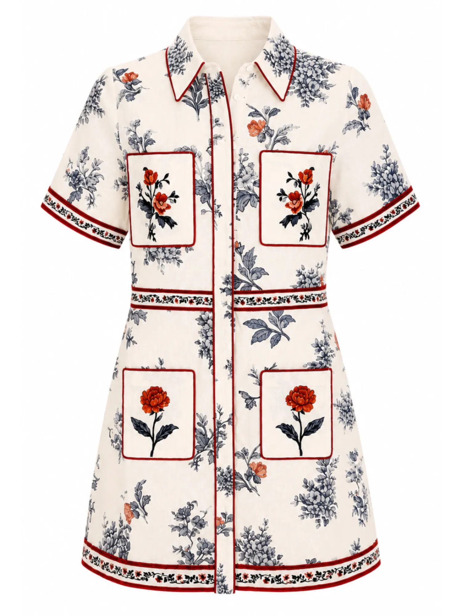Poppy Dress in Dunlin Stripe sold by Beau & Ro