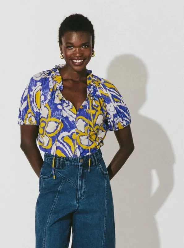 Nell Blouse Azores sold by Beau & Ro