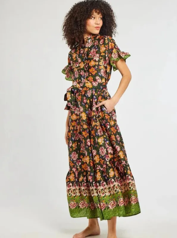 Victoria Dress in Secret Garden sold by Beau & Ro