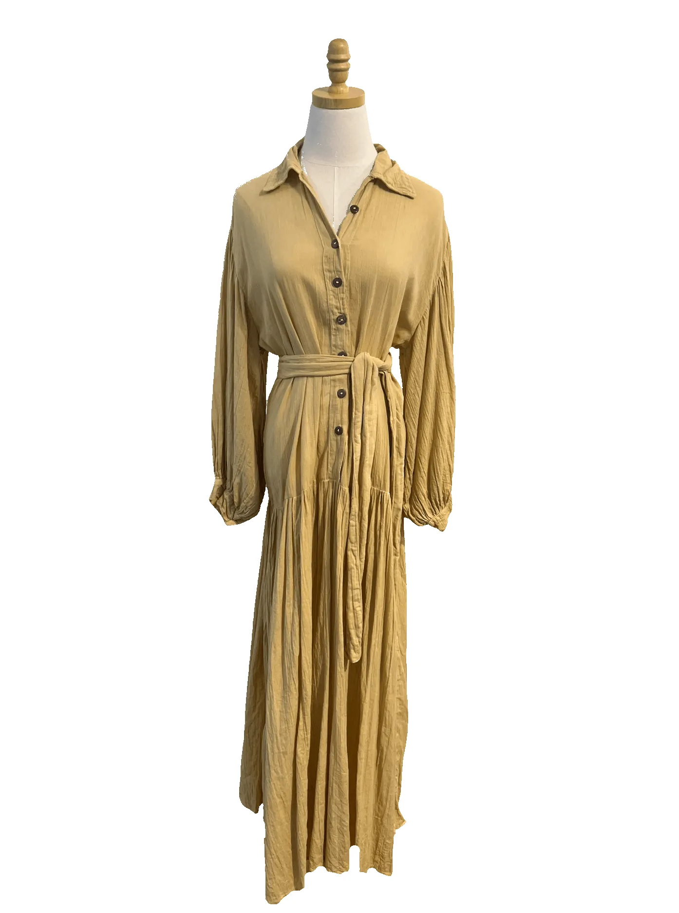Fortress Maxi Dress in Olive sold by Beau & Ro