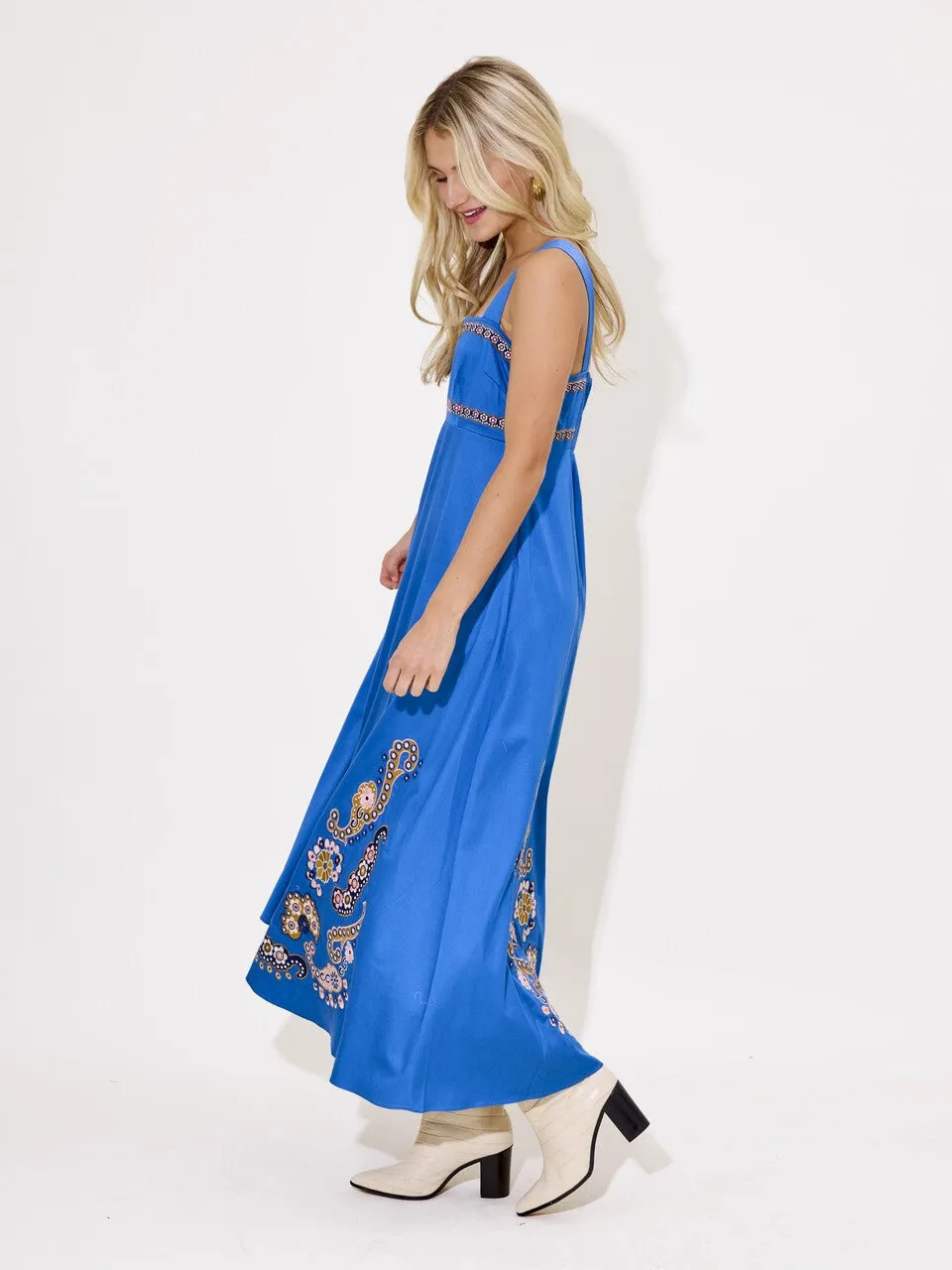 Maria Dress in Denim sold by Beau & Ro product image thumbnail 3