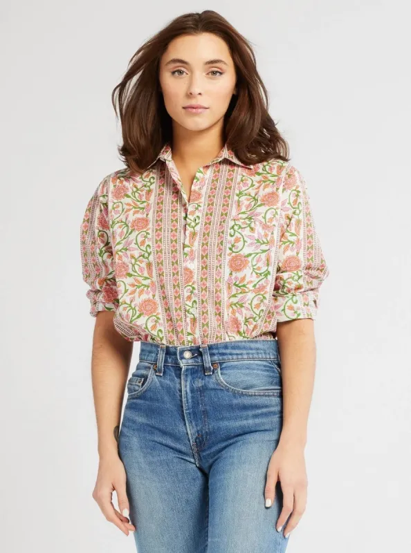 Sofia Top in Avignon Floral sold by Beau & Ro