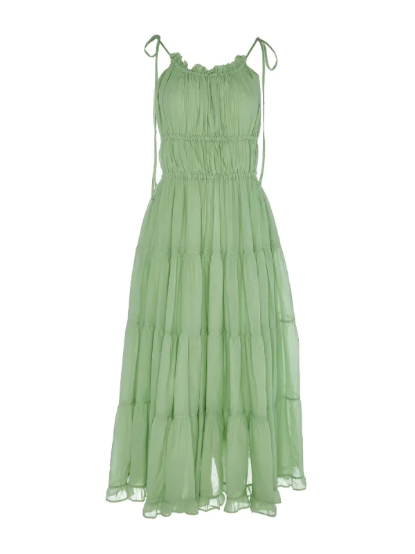 Valeria Dress in Mint sold by Beau & Ro