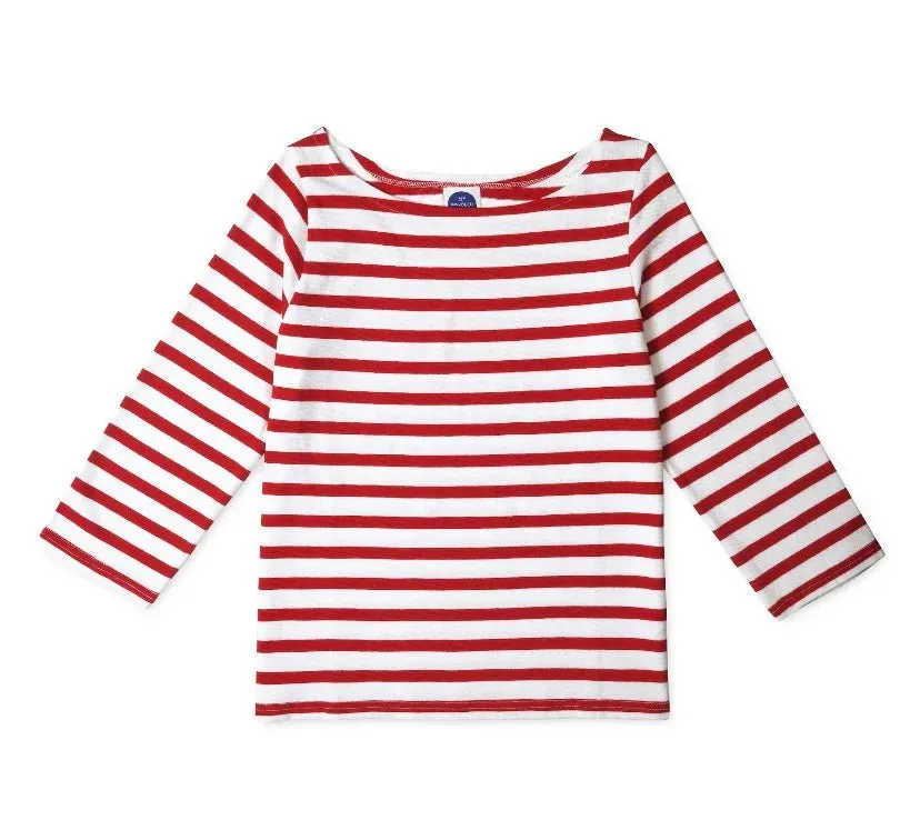 Red Breton Striped Shirt sold by Beau & Ro product image thumbnail 4