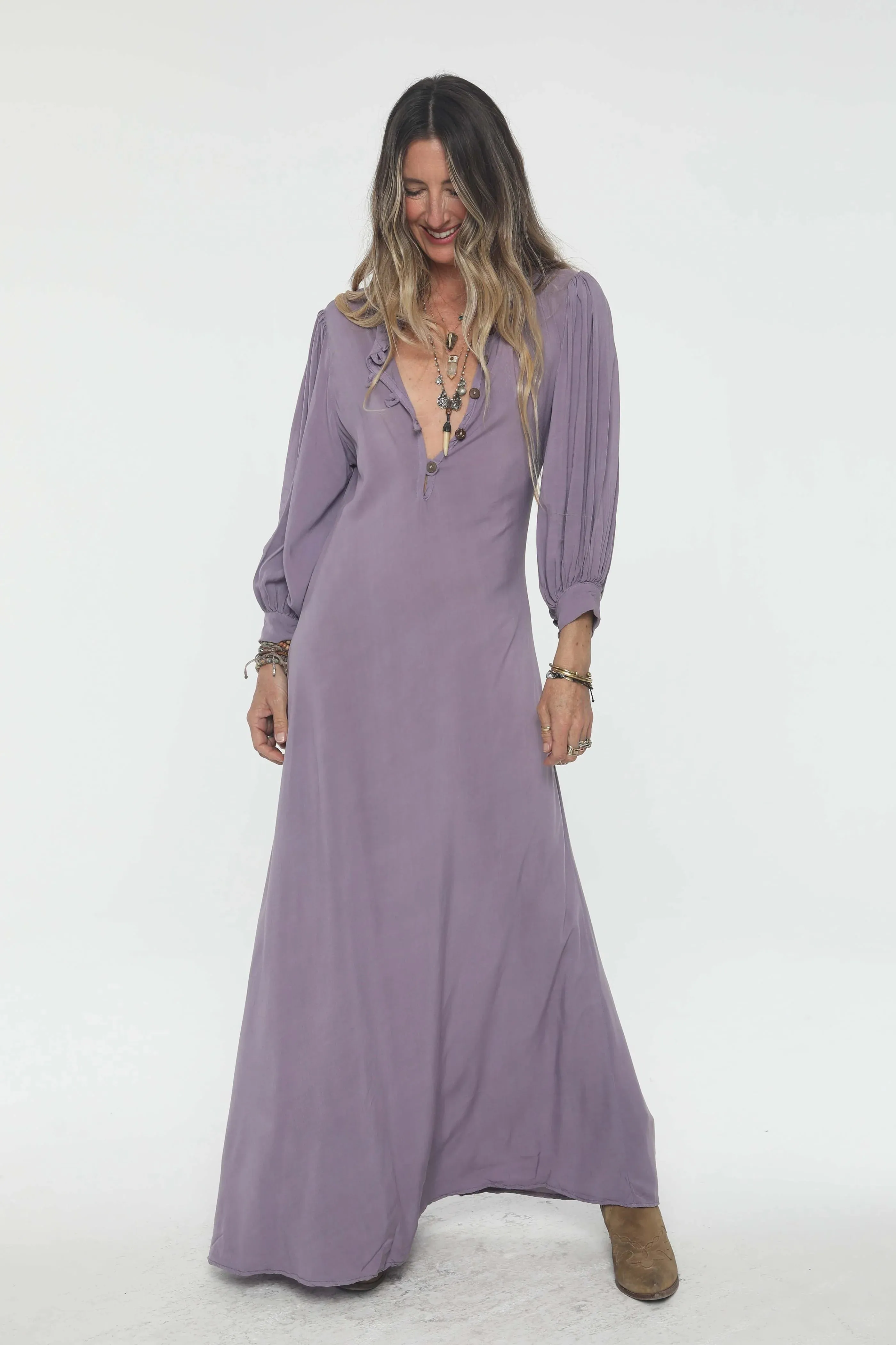 Rio Saloon Maxi Dress in Rio Storm sold by Beau & Ro product image thumbnail 2