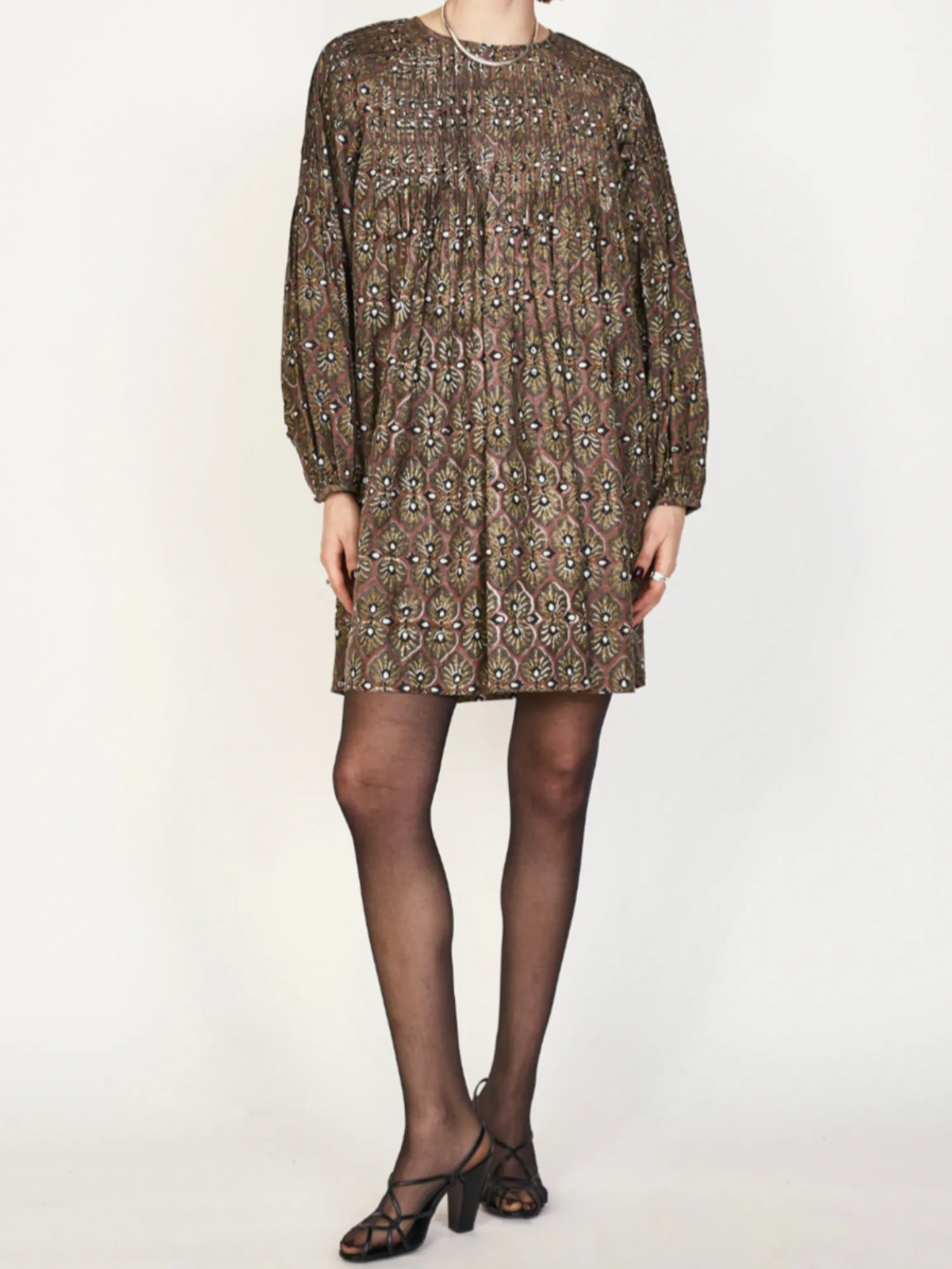 Kerala Dress in Chestnut Shisha sold by Beau & Ro