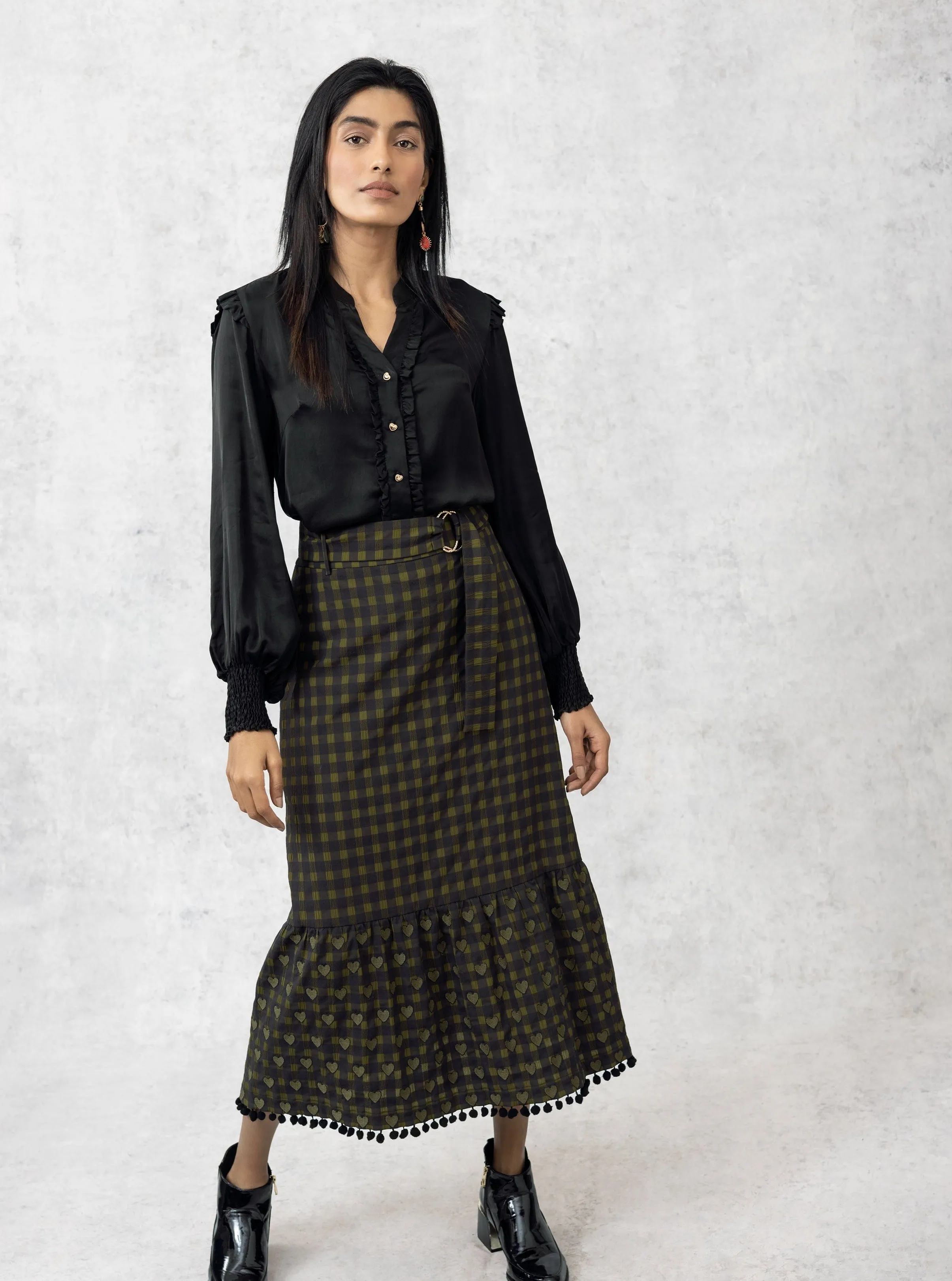 Agnes Top in Black sold by Beau & Ro