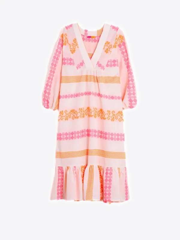 Fabrizia Milos Dress in White Neon sold by Beau & Ro