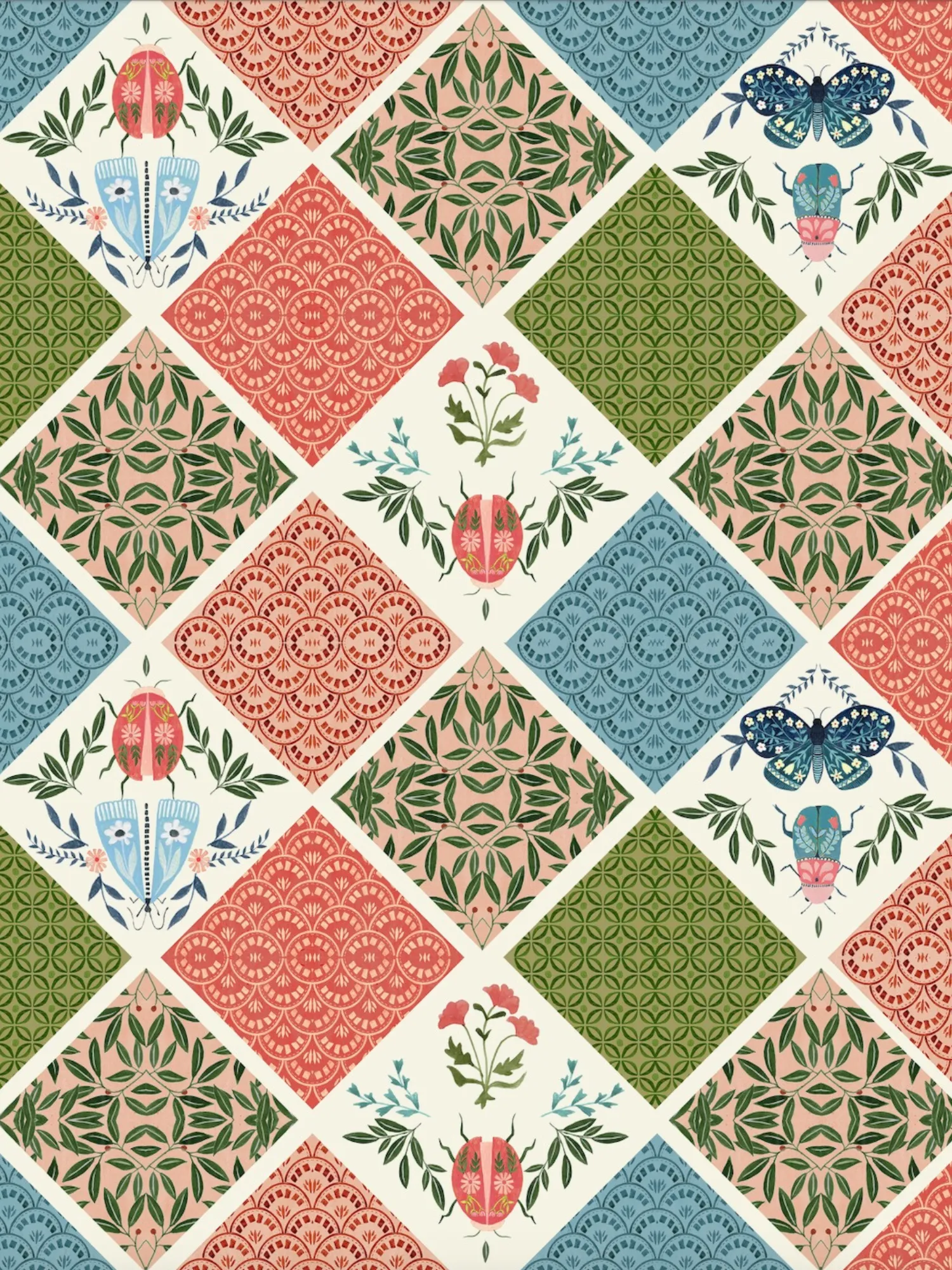 The Lily Midi Dress | Fall Patchwork sold by Beau & Ro product image thumbnail 5