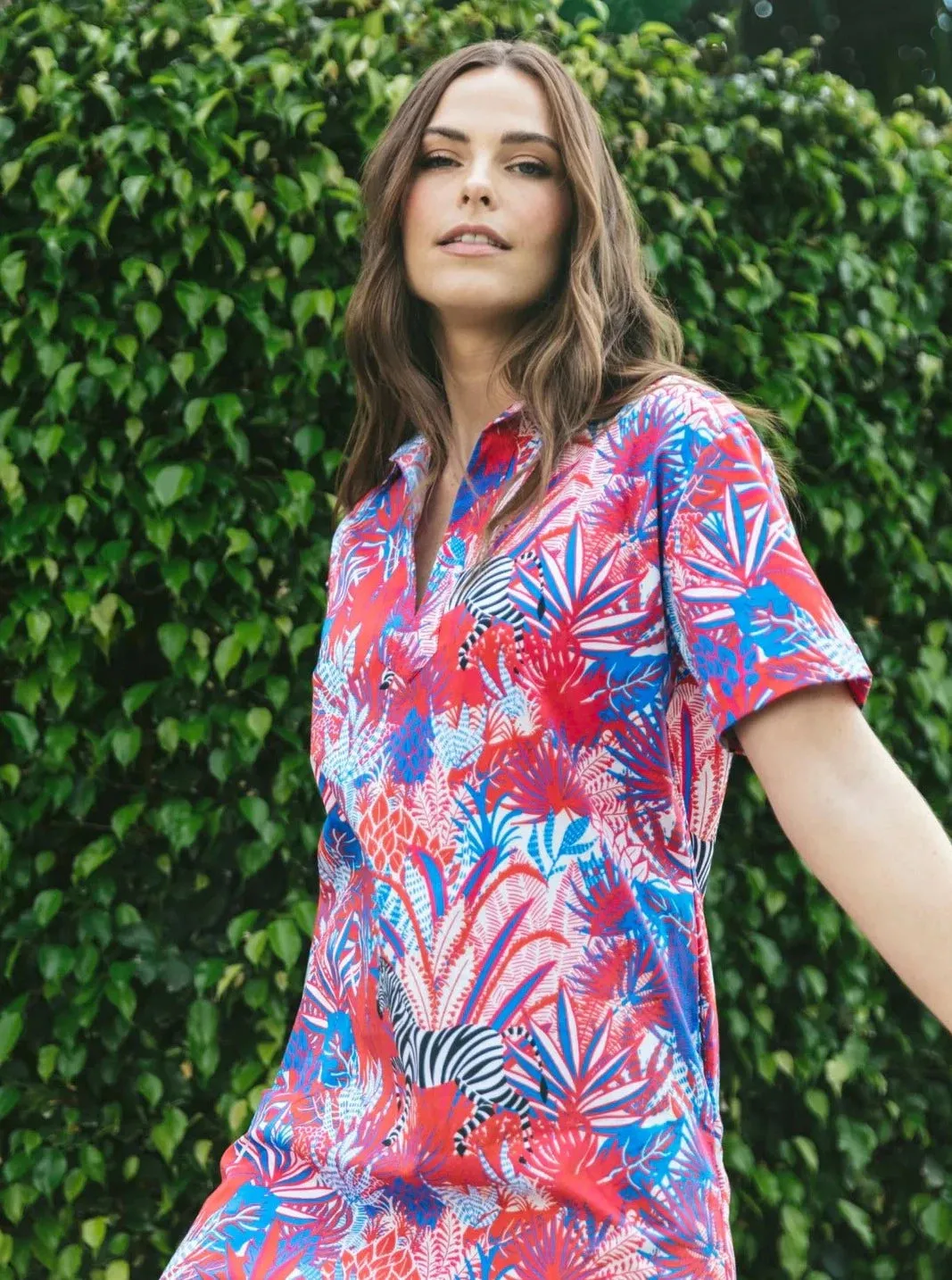 Rhodes Dress in Sparkler Zebra Soiree sold by Beau & Ro product image thumbnail 2