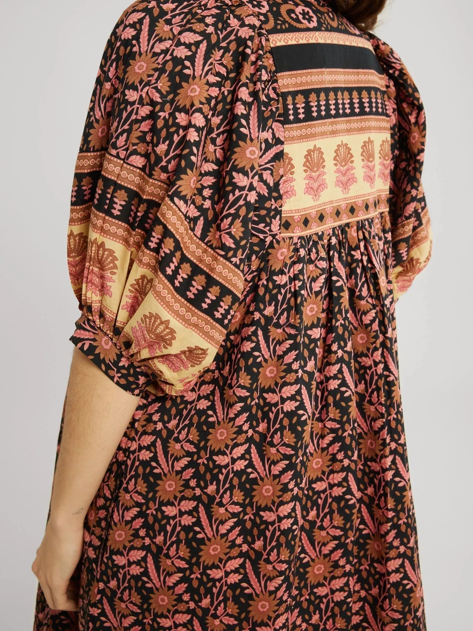 Saffron Dress in Fiore sold by Beau & Ro product image thumbnail 5