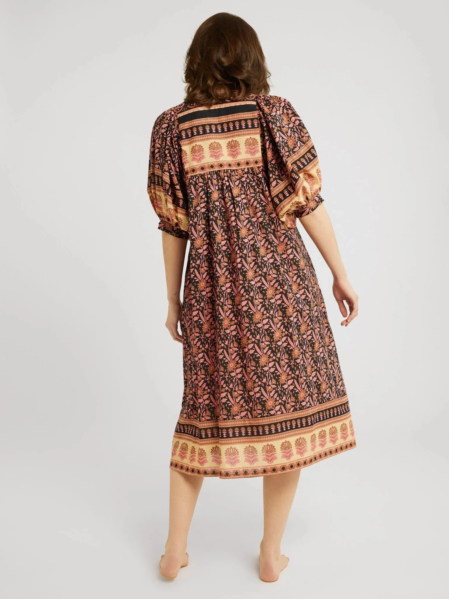 Saffron Dress in Fiore sold by Beau & Ro product image thumbnail 2