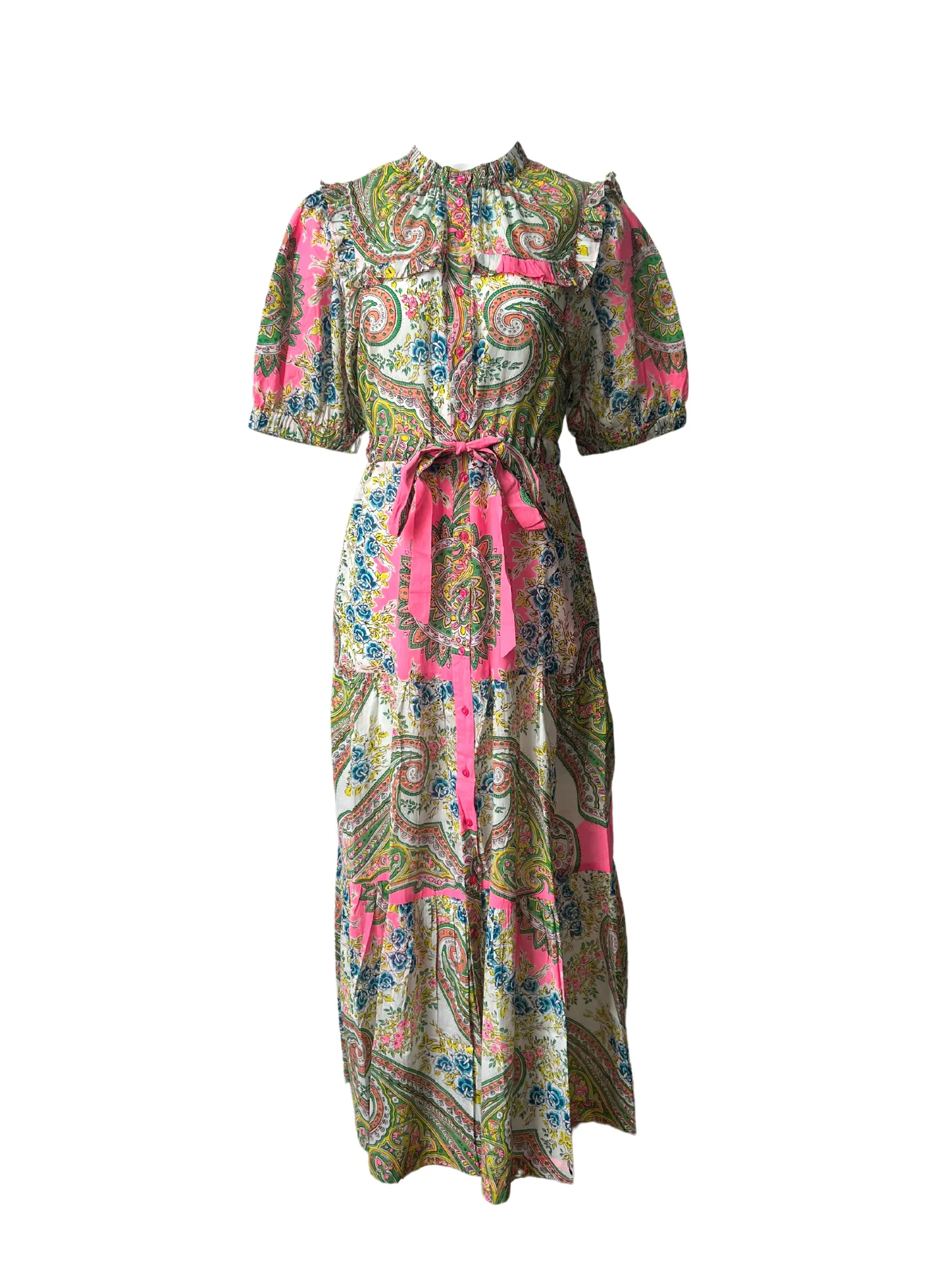 Pacific Maxi Dress in Tinker Pink sold by Beau & Ro