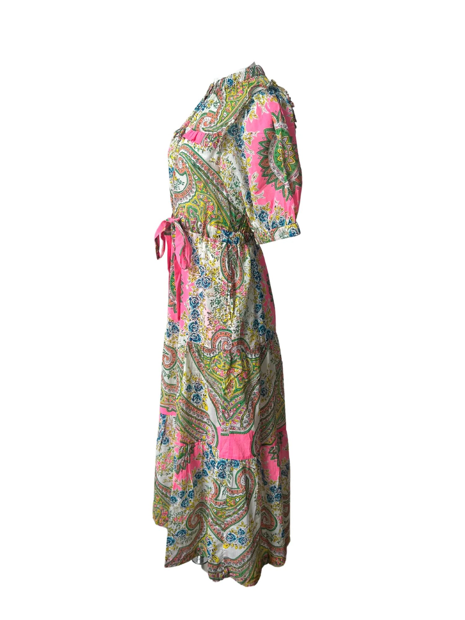 Pacific Maxi Dress in Tinker Pink sold by Beau & Ro product image thumbnail 2
