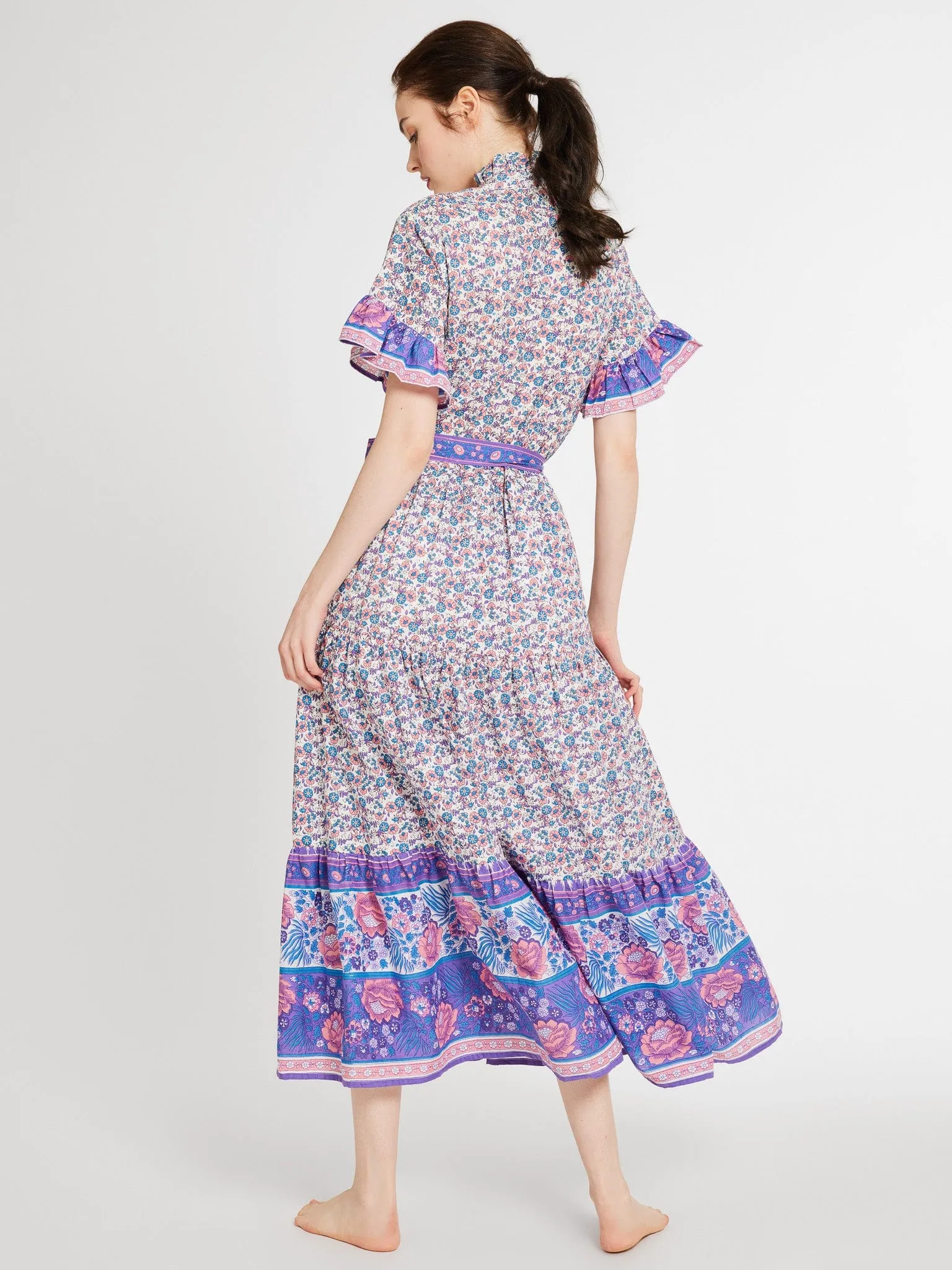 Victoria Dress in Bluebell sold by Beau & Ro product image thumbnail 3