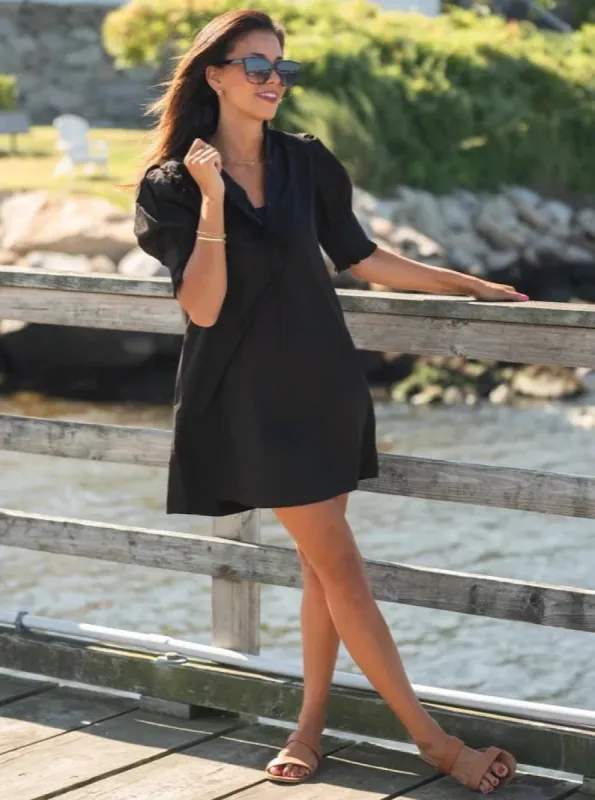 Westport Dress in Black made by Beau & Ro