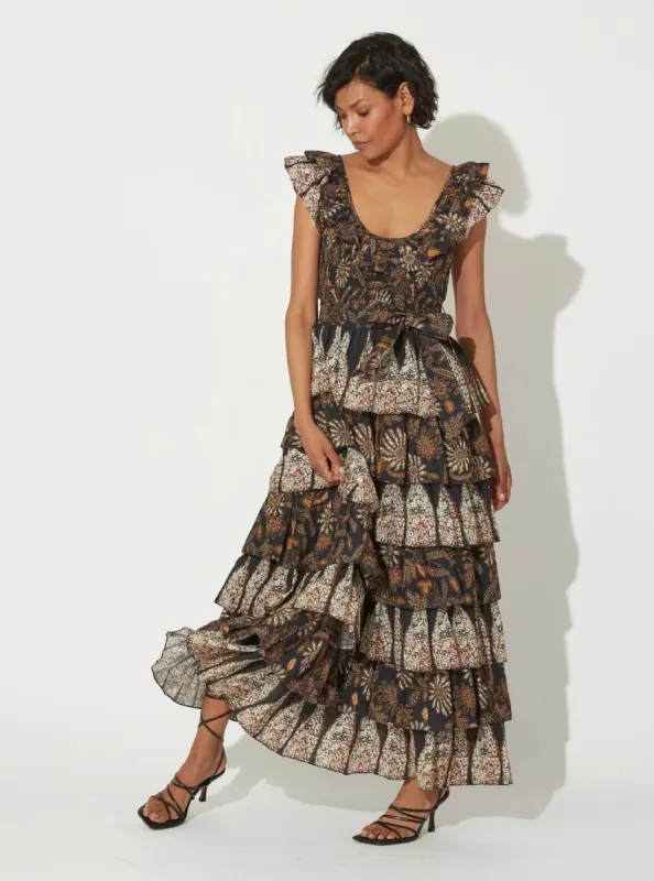 Athena Ankle Dress in Magnolia sold by Beau & Ro