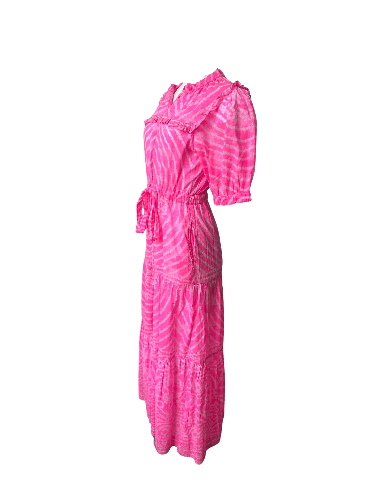 Pacific Maxi Dress in Bandini Pink sold by Beau & Ro product image thumbnail 2
