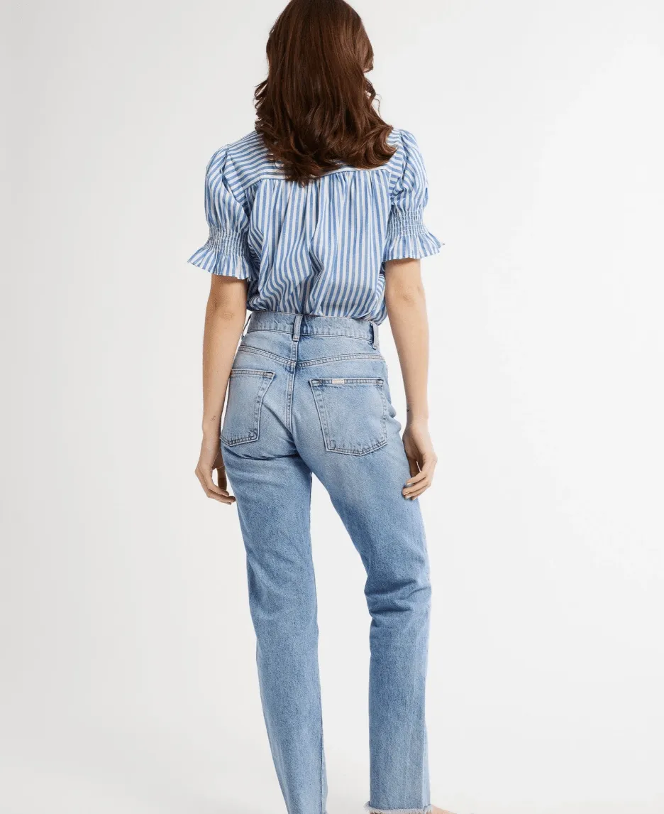 Marnie Top in Monaco Stripe sold by Beau & Ro product image thumbnail 5