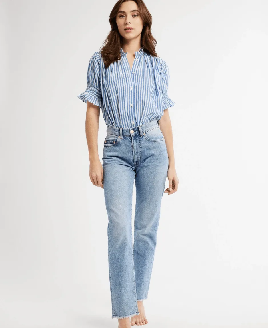 Marnie Top in Monaco Stripe sold by Beau & Ro product image thumbnail 4